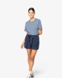 Bermuda's & Shorts SPASSO Ecologische verwassen damesshort van lyocell voor bedrukking &amp; borduring