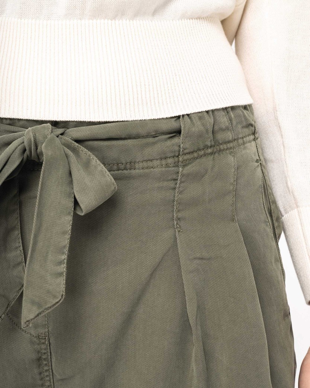 SPASSO Umweltfreundliche ausgewaschene Damenshorts aus Lyocell Bermudas & Shorts personalisierbar