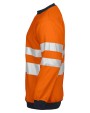 Sweaters & hoodies PROJOB 6101 SIGNALISATIESWEATER RONDE HALS EN ISO20471 KLASSE 3 voor bedrukking &amp; borduring