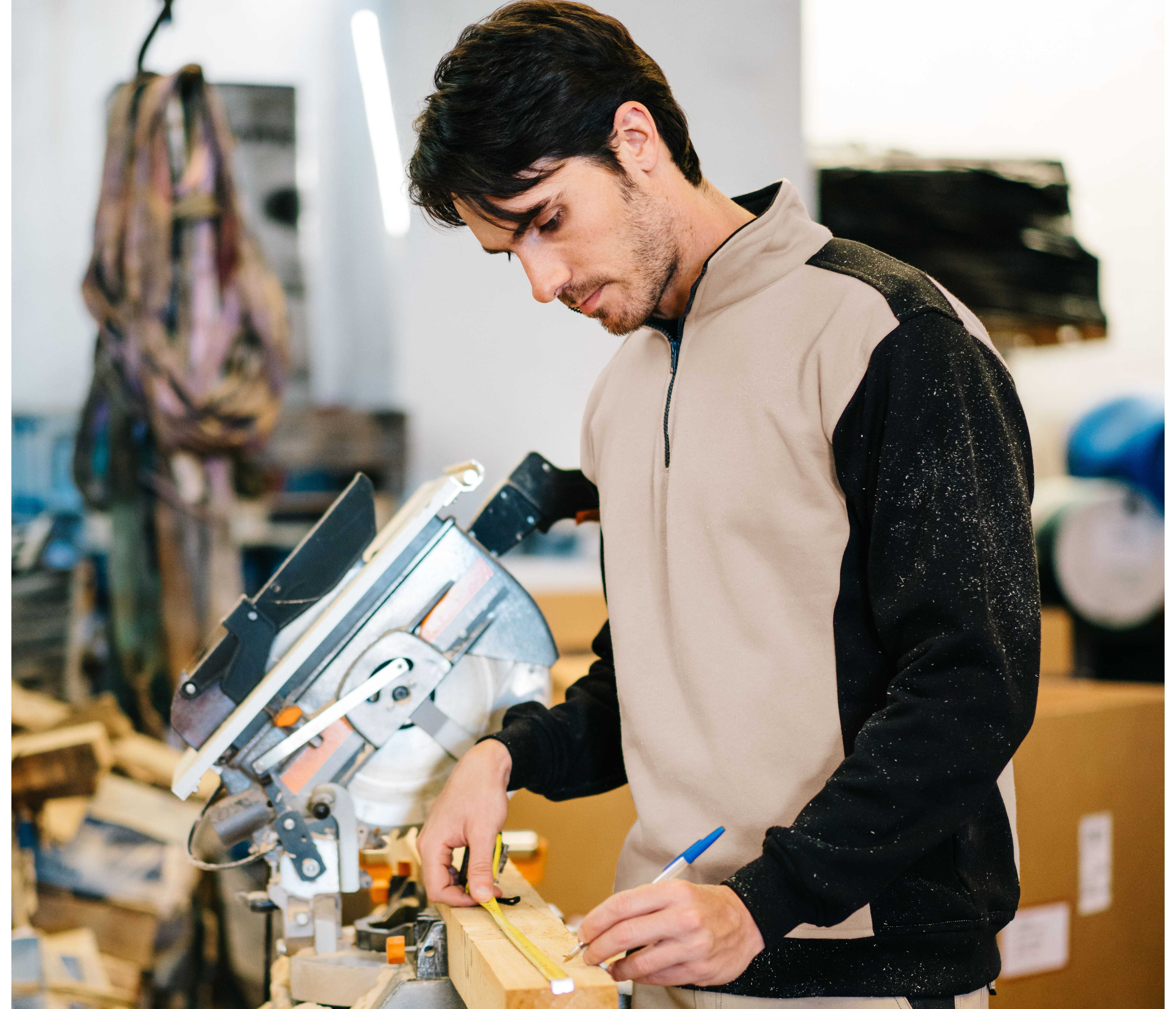 Sweaters & hoodies VELILLA TWO-TONE HALF ZIP SWEATSHIRT voor bedrukking &amp; borduring