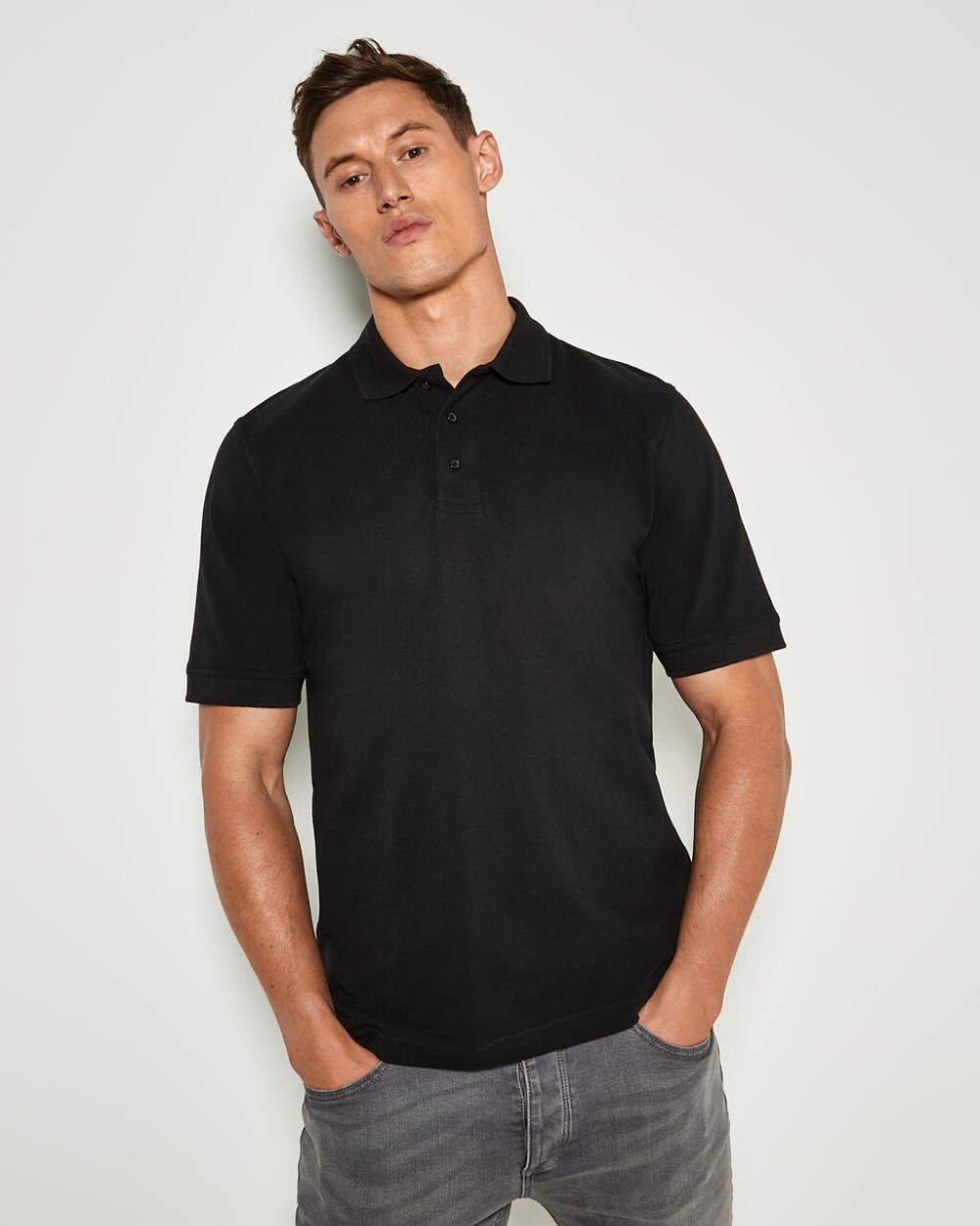 KUSTOM KIT Classic Fit Cotton Klassic Superwash® 60° Polo Poloshirts personalisierbar