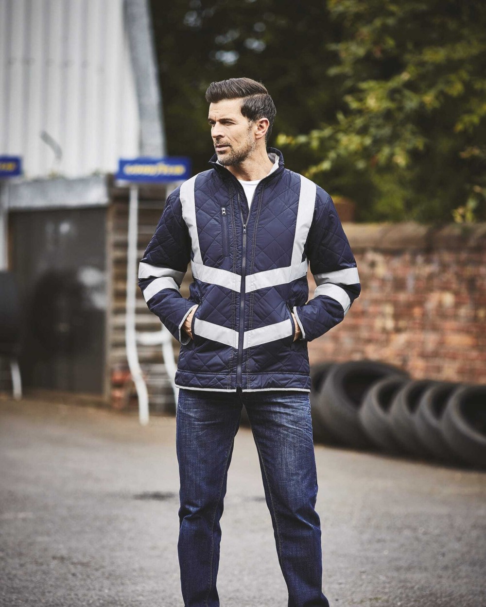 Jassen YOKO Kensington - Hi-Vis jacket voor bedrukking &amp; borduring
