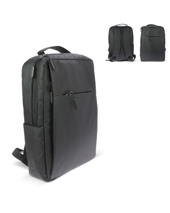 4DO Laptoptasche mit Ladeanschluss 20L Taschen personalisierbar