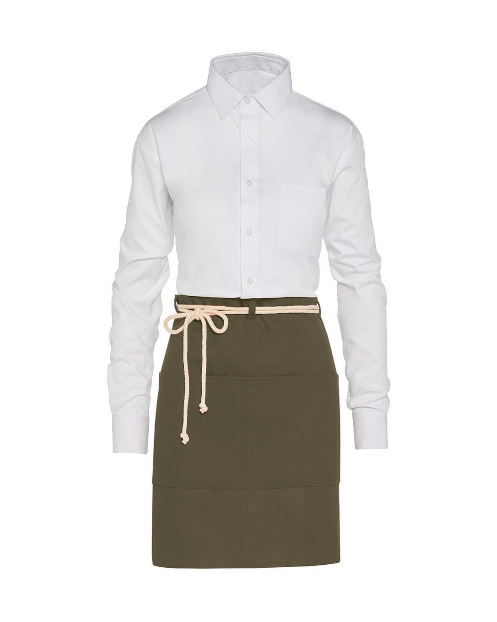 Schorten  CORSICA - Cord Bistro Apron with Pocket voor bedrukking &amp; borduring