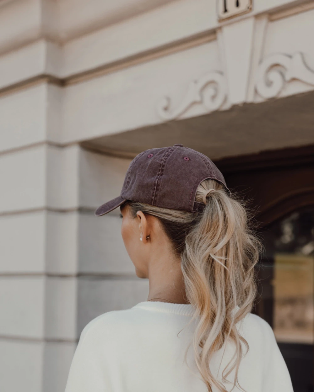 Casquettes personnalisable 4DO Casquette à 6 panneaux en coton sergé délavée BEAU AWARE™