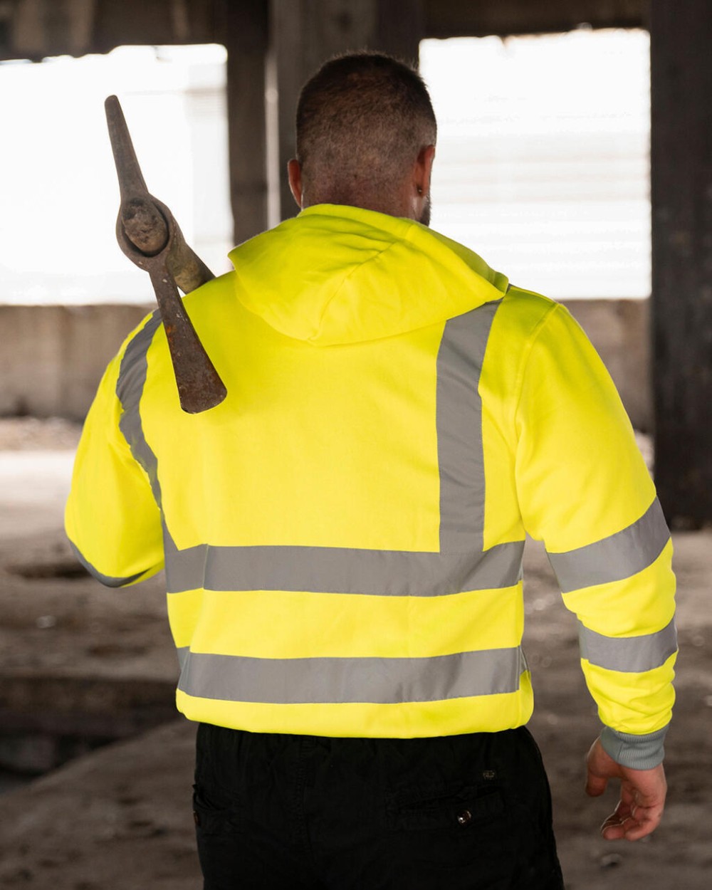 KORNTEX Hi-Vis Hoody "Cork" Sweatshirts personalisierbar
