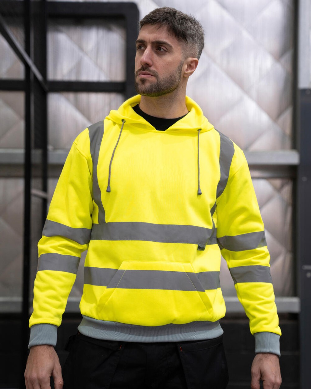 Sweat-shirts personnalisable KORNTEX Hi-Vis Hoody "Cork"