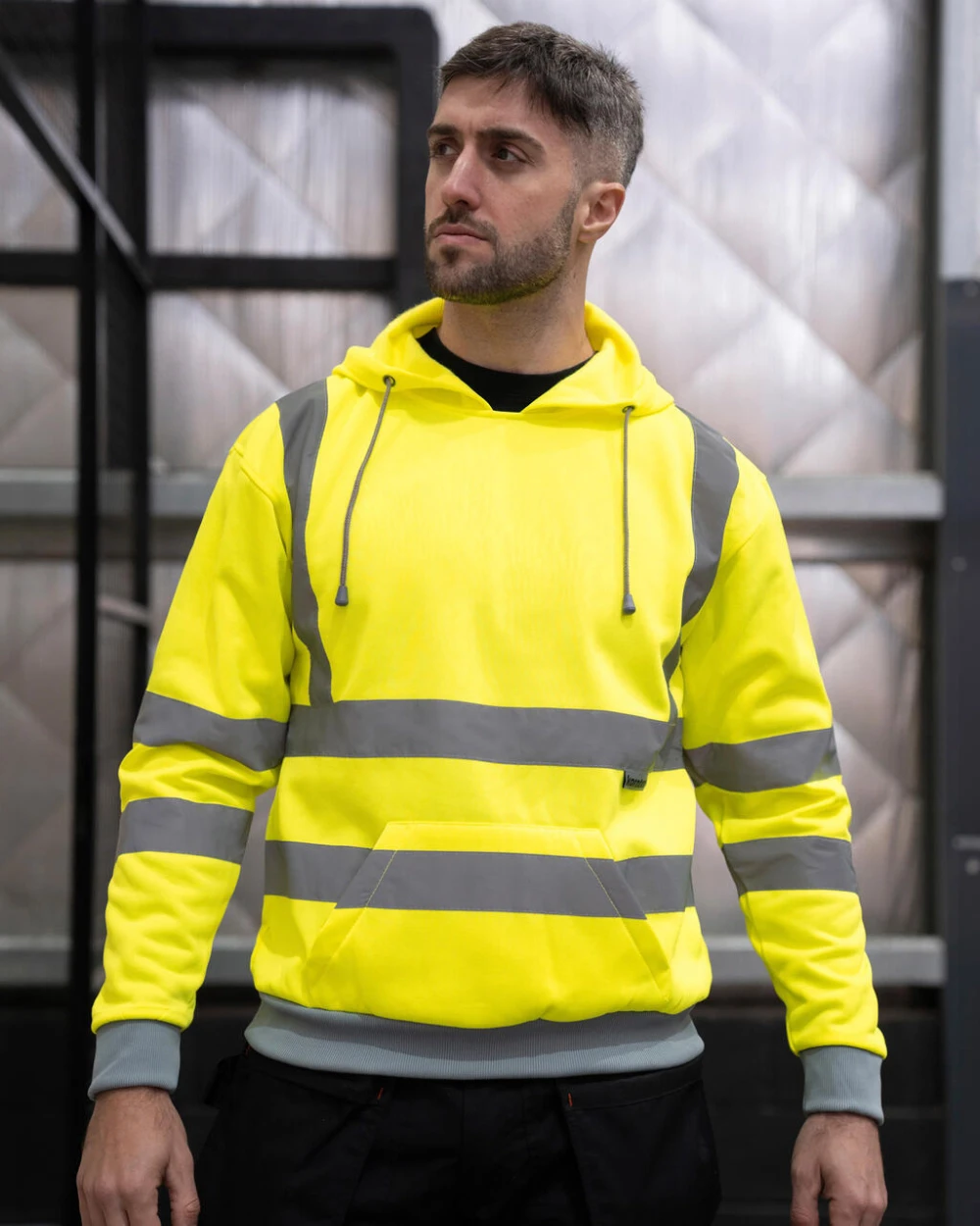 KORNTEX Hi-Vis Hoody "Cork" Sweatshirts personalisierbar
