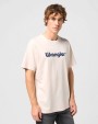 T-shirts WRANGLER T-shirt met logo voor bedrukking &amp; borduring