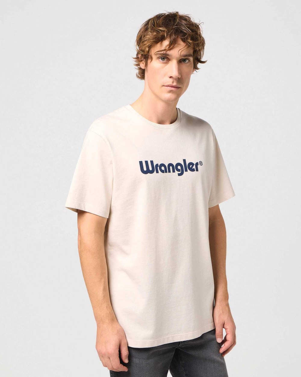 T-shirts WRANGLER T-shirt met logo voor bedrukking &amp; borduring