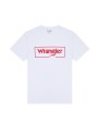 T-shirts WRANGLER T-shirt met logo voor bedrukking &amp; borduring