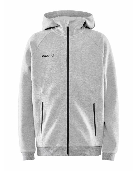 CRAFT CORE Soul Full Zip Hood Jr Sweatshirts personalisierbar