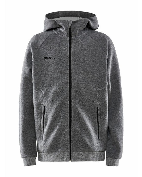 CRAFT CORE Soul Full Zip Hood Jr Sweatshirts personalisierbar