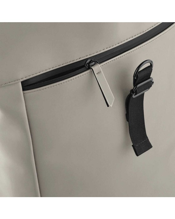 BAG BASE Rucksack mit Roll-Top-Klappe aus mattem Polyurethan Taschen personalisierbar