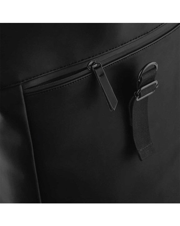BAG BASE Rucksack mit Roll-Top-Klappe aus mattem Polyurethan Taschen personalisierbar