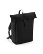 BAG BASE Rucksack mit Roll-Top-Klappe aus mattem Polyurethan Taschen personalisierbar