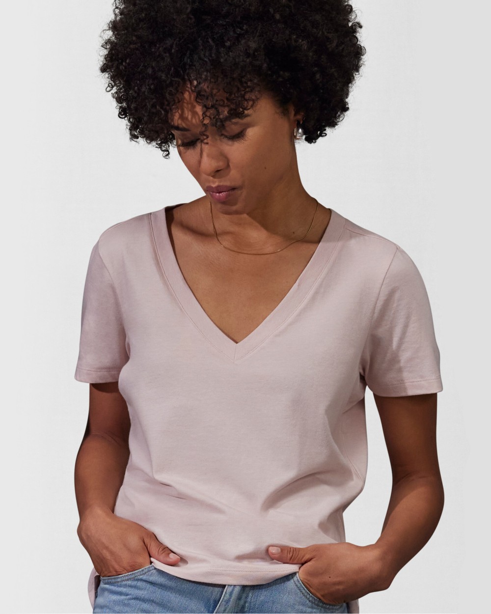 T-shirts B&C #E150 V /WOMEN voor bedrukking &amp; borduring