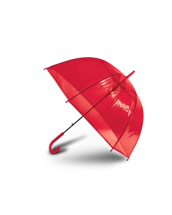 KIMOOD Transparenter Regenschirm Regenschirme personalisierbar
