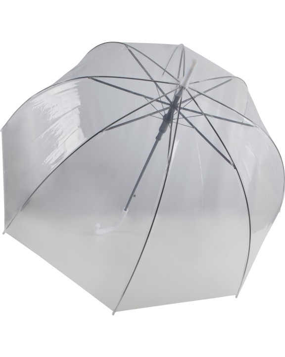 KIMOOD Transparenter Regenschirm Regenschirme personalisierbar