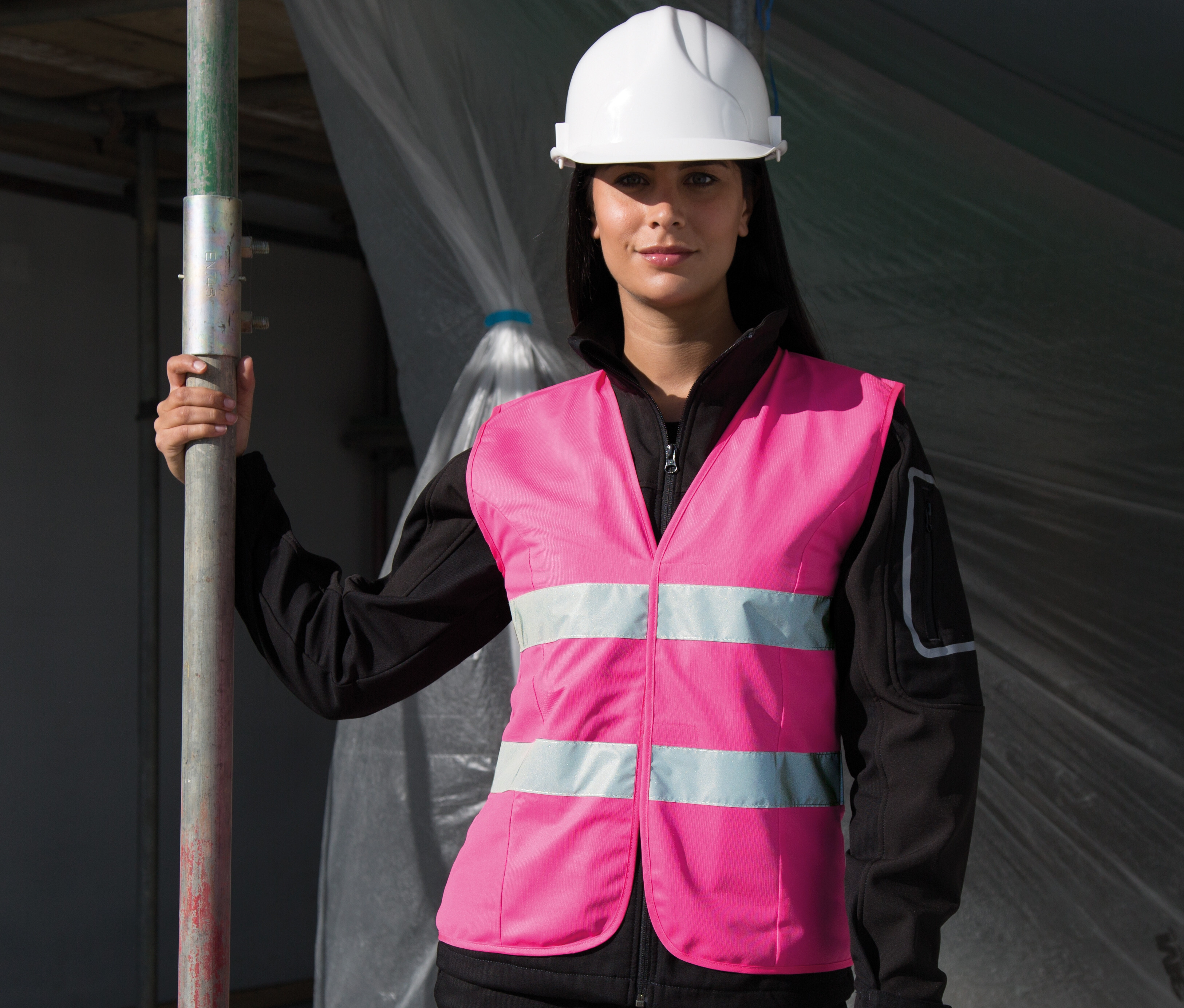 Gilets de sécurité personnalisable RESULT WOMENS ENHANCED VISIBILITY FITTED TABARD