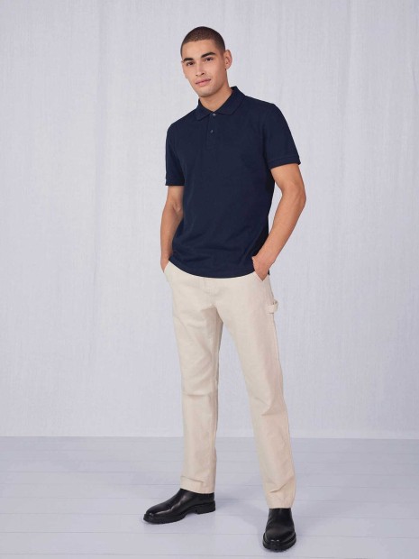 Polos à personnaliser B&C MY POLO 180 Homme manches courtes 