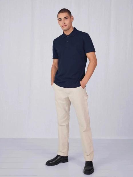 Polos à personnaliser B&C MY POLO 180 Homme manches courtes 