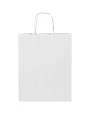 Tassen & Zakken 4DO Kraft papieren tas 80–90 g/m² met gedraaide handvatten – 25 x 15 x 32 cm voor bedrukking &amp; borduring