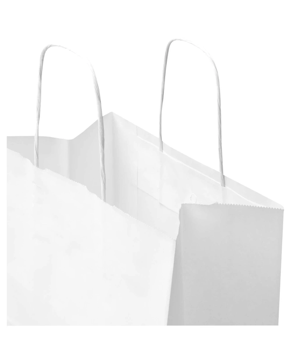 Tassen & Zakken 4DO Kraft papieren tas 80–90 g/m² met gedraaide handvatten – 25 x 15 x 32 cm voor bedrukking &amp; borduring