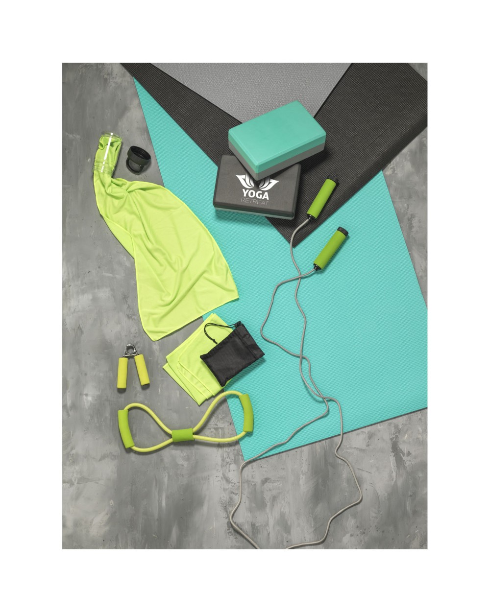 Bad artikelen 4DO Remy koelhanddoek in PET-verpakking voor bedrukking &amp; borduring