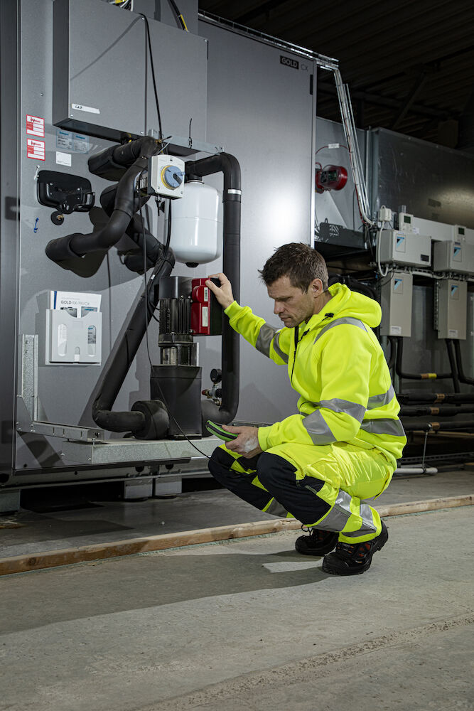 Sweat-shirts personnalisable PROJOB 6132 SWEATSHIRT FULL ZIP CAPUCHE - EN ISO 20471 CLASSE 3