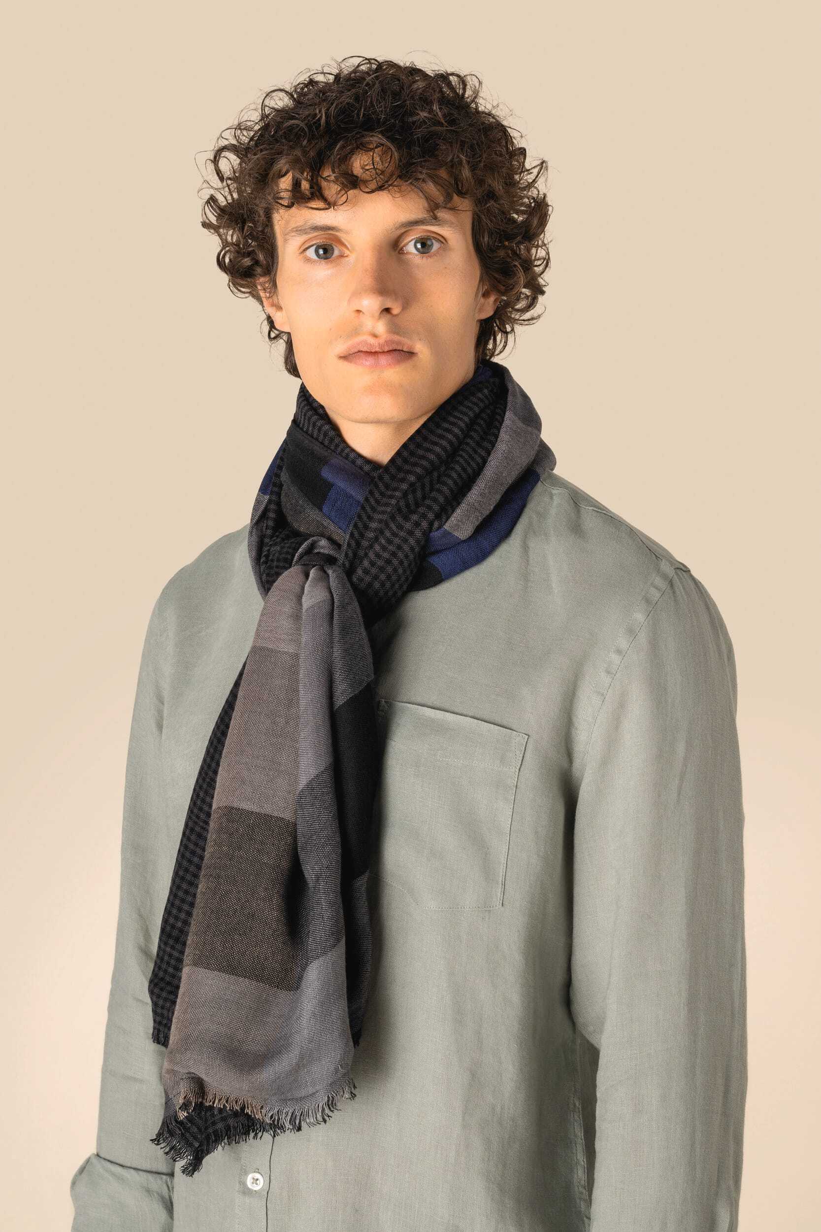 Écharpes personnalisable SPASSO Chèche réversible unisexe