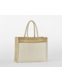 WESTFORDMILL COTTON POCKET NATURAL STARCHED JUTE SHOPPER /api/colors/e4673c21-e8cb-492b-aa0c-b227b8618401 personnalisable