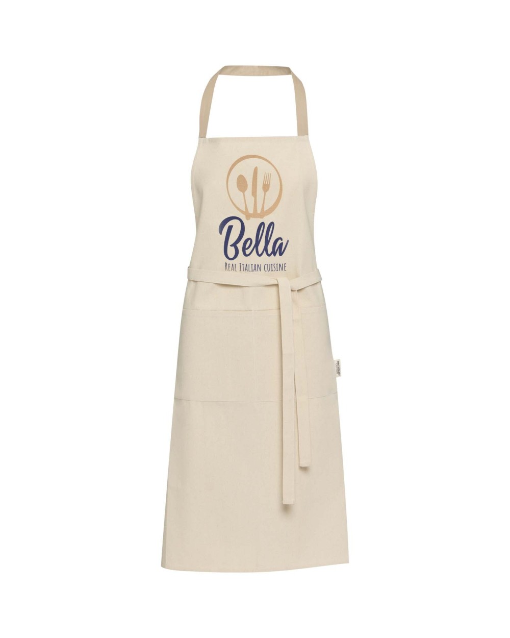 Tabliers personnalisable 4DO Tablier Nia en coton recyclé 200 g/m²