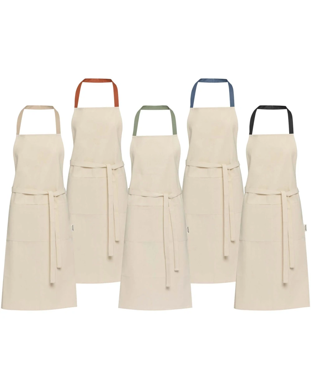 Tabliers personnalisable 4DO Tablier Nia en coton recyclé 200 g/m²