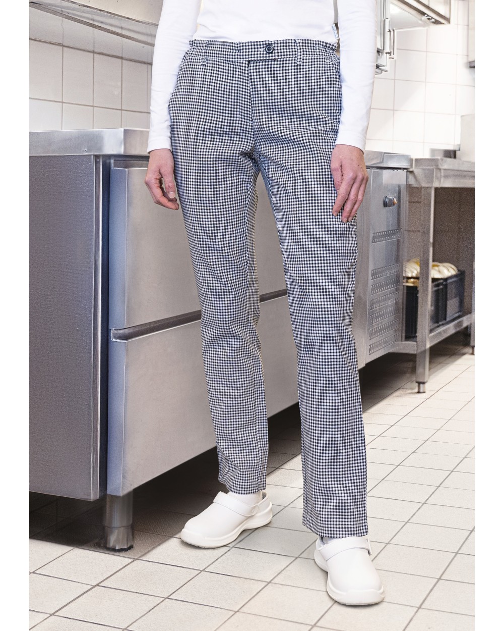 Broeken KARLOWSKY Ladies Pepitatrousers Basic voor bedrukking &amp; borduring