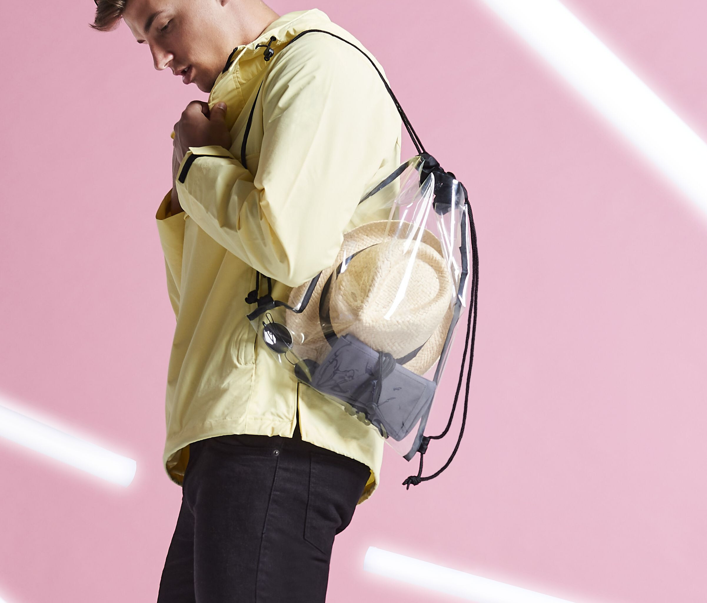 Sacs & Bagagerie personnalisable BAG BASE CLEAR GYMSAC