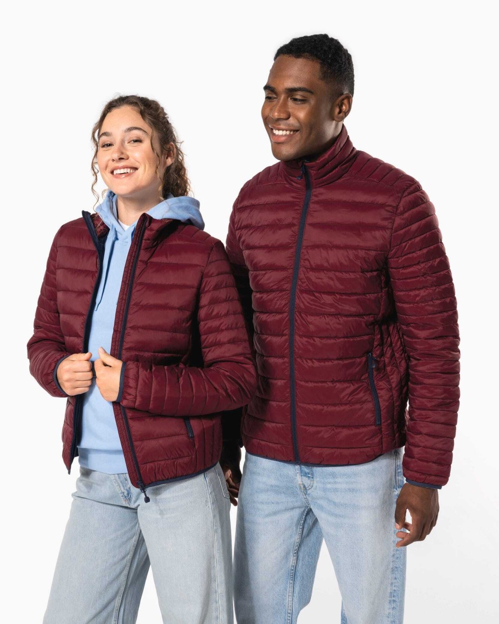 KARIBAN Leichte Steppjacke für Damen Jacken personalisierbar