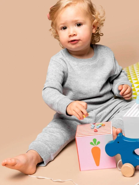 Sweat-shirts à personnaliser KARIBAN Sweat-shirt écoresponsable bébé 