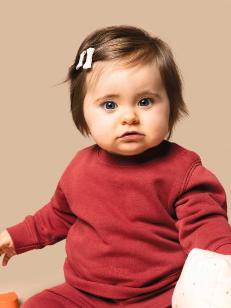 Sweat-shirts à personnaliser KARIBAN Sweat-shirt écoresponsable bébé 