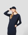 KARIBAN Bio-Loungekleid aus Fleece Kleider personalisierbar