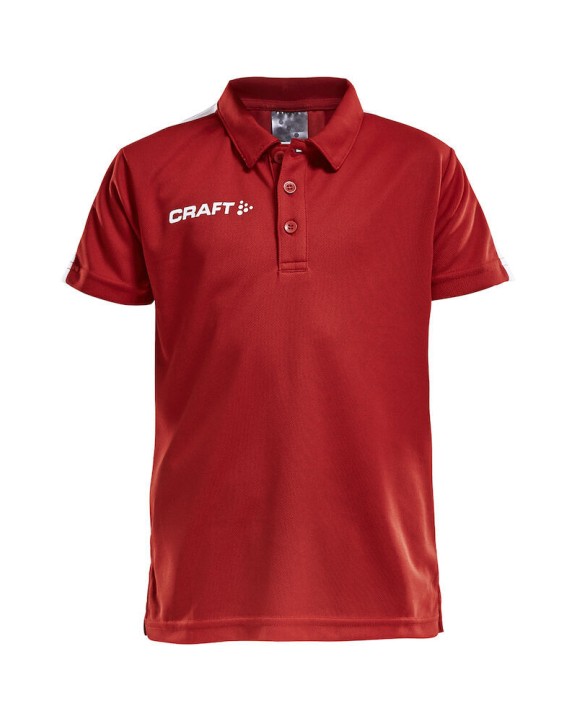 CRAFT Progress Polo Pique JR Poloshirts personalisierbar