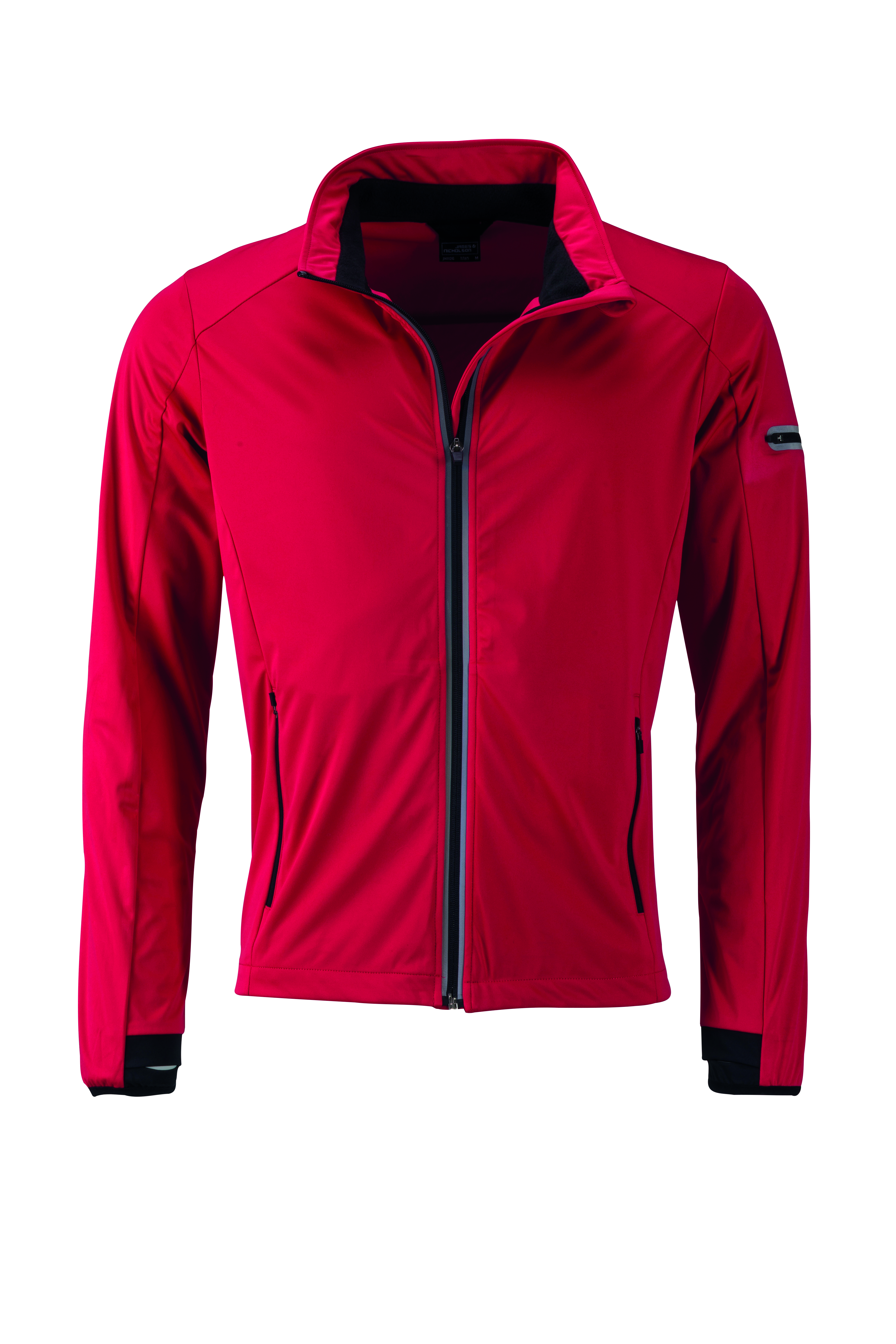 Softshells JAMES & NICHOLSON Men`s Sports Softshell Jacket voor bedrukking &amp; borduring