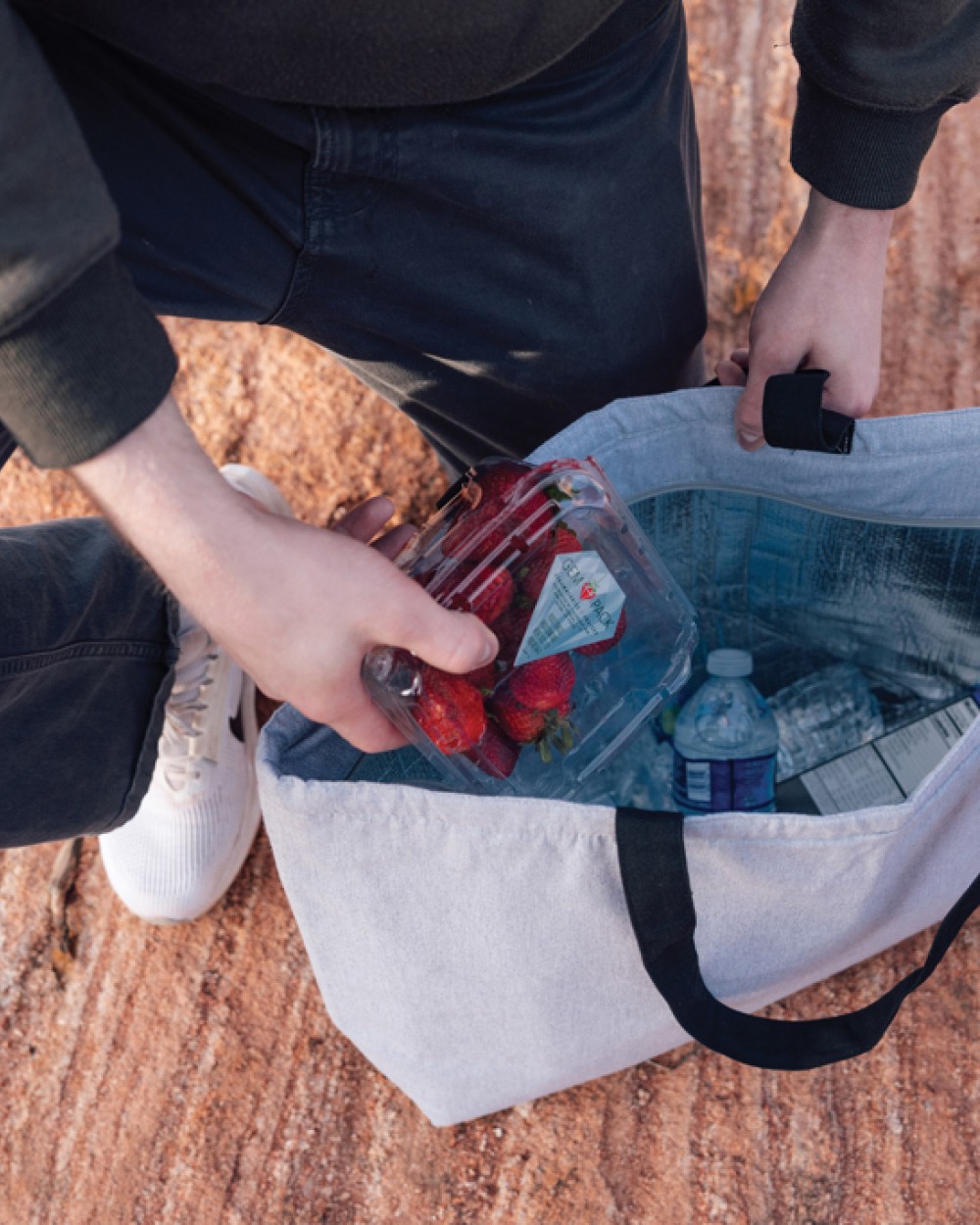 4DO Impact Aware™ 285g/m² große, ungefärbte Rcanvas-Kühltasche Taschen personalisierbar