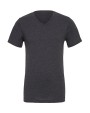 BELLA-CANVAS Unisex Heather CVC Short Sleeve V-Neck Tee T-Shirts personalisierbar