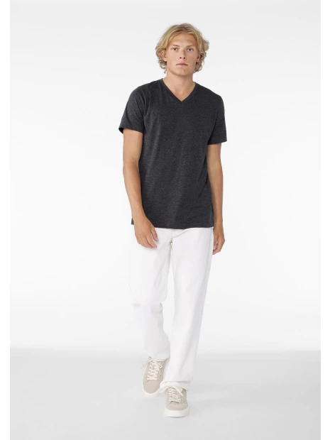 BELLA-CANVAS Unisex Heather CVC Short Sleeve V-Neck Tee  personnalisable