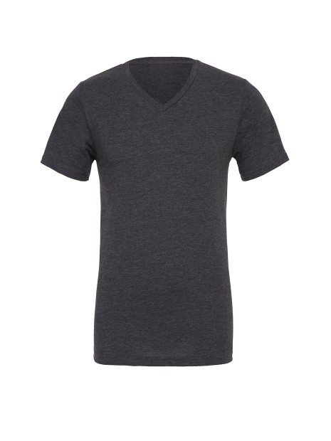 BELLA-CANVAS Unisex Heather CVC Short Sleeve V-Neck Tee  personnalisable