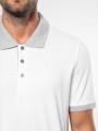 Polos à personnaliser KARIBAN Polo piqué bicolore homme 