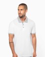 KARIBAN Zweifarbiges Piqué-Polohemd für Herren Poloshirts personalisierbar