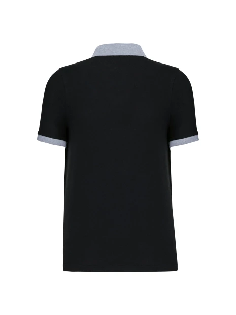 KARIBAN Polo piqué bicolore homme /api/colors/6db56ab3-3ef9-426f-b9ba-22890d6bf064 personnalisable