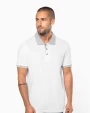 Polos personnalisable KARIBAN Polo piqué bicolore homme